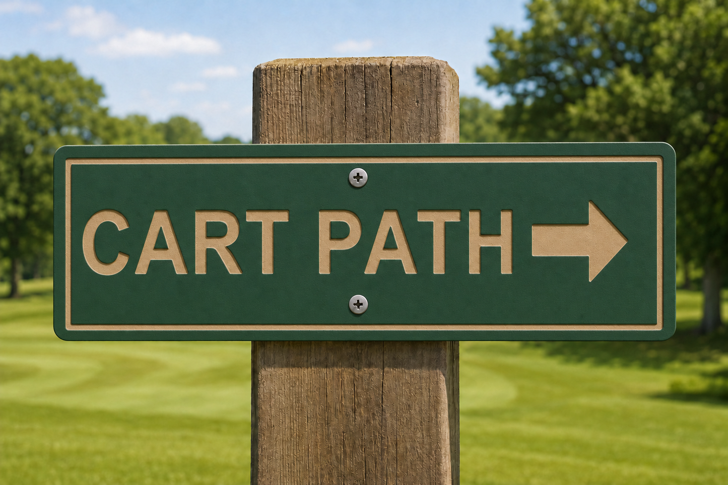 Cart Path Directional, 5 x 16