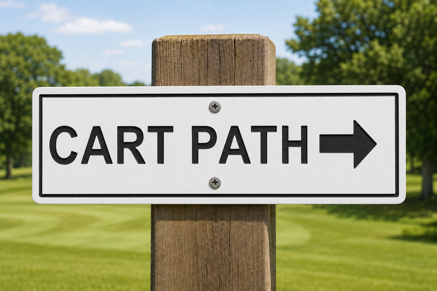 Cart Path Directional, 5 x 16