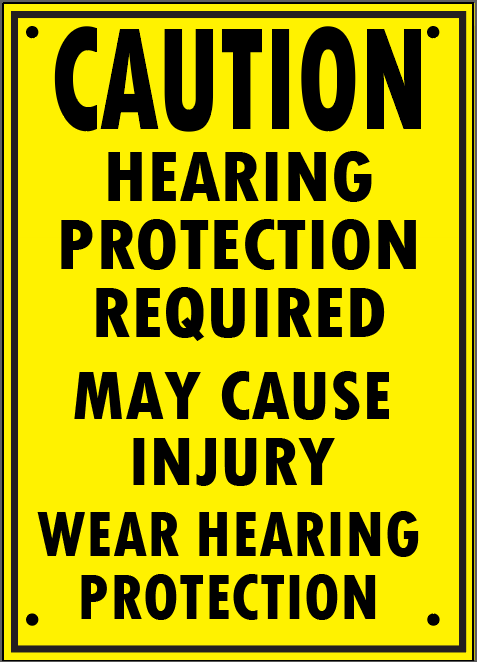 HEARING PROTECTION REQUIRED
