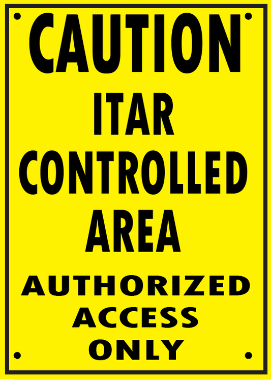 ITAR CONTROLLED AREA