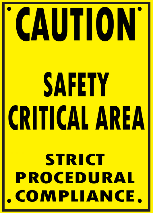 SAFETY CRITICAL AREA