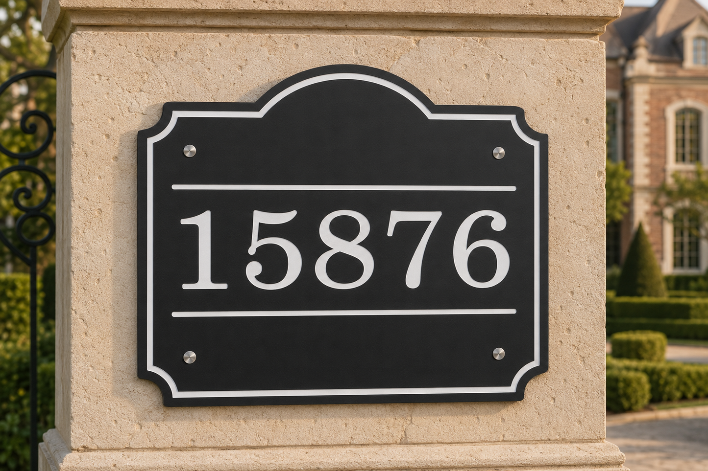 Classic Numeral Address Plaque