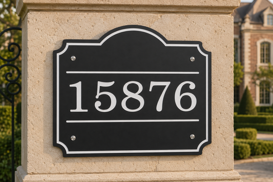 Classic Numeral Address Plaque