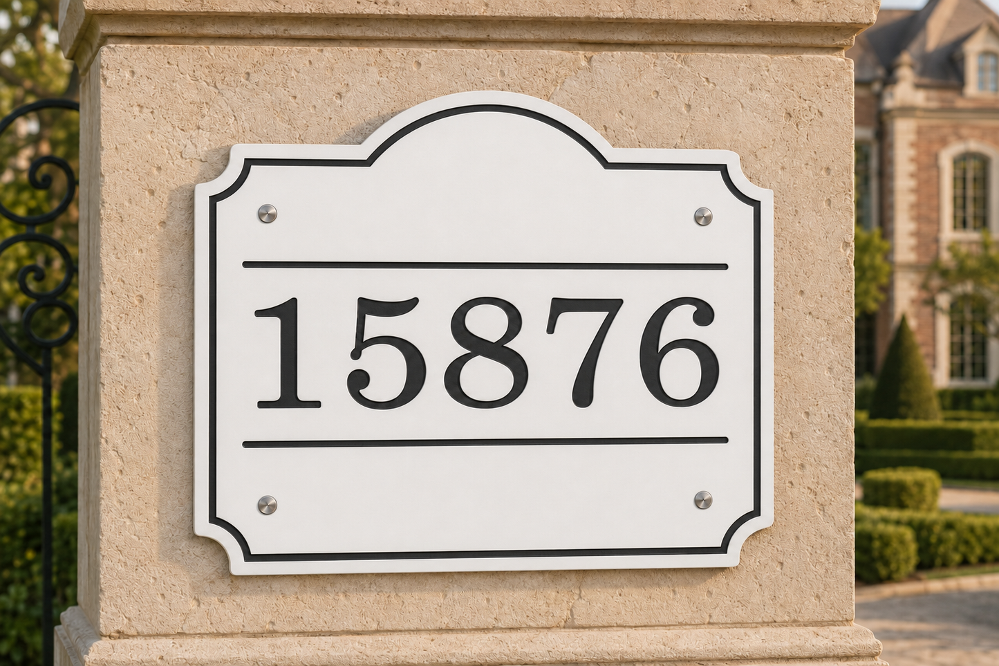 Classic Numeral Address Plaque