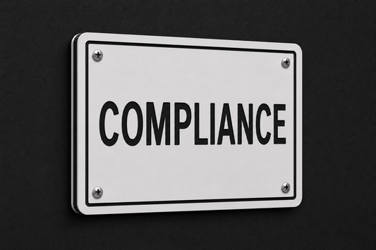 Compliance Sign, 8 x 10