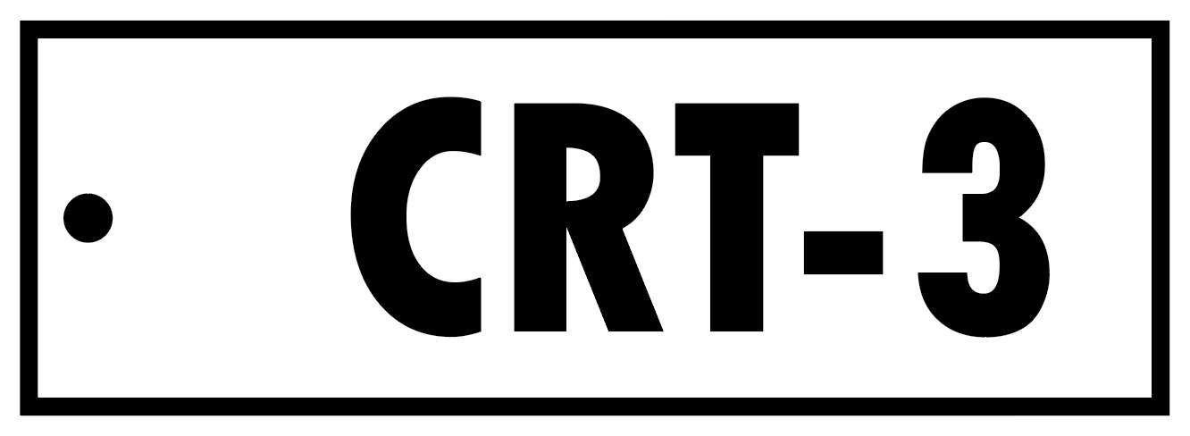 ALPHA-NUMERIC CRT TAG