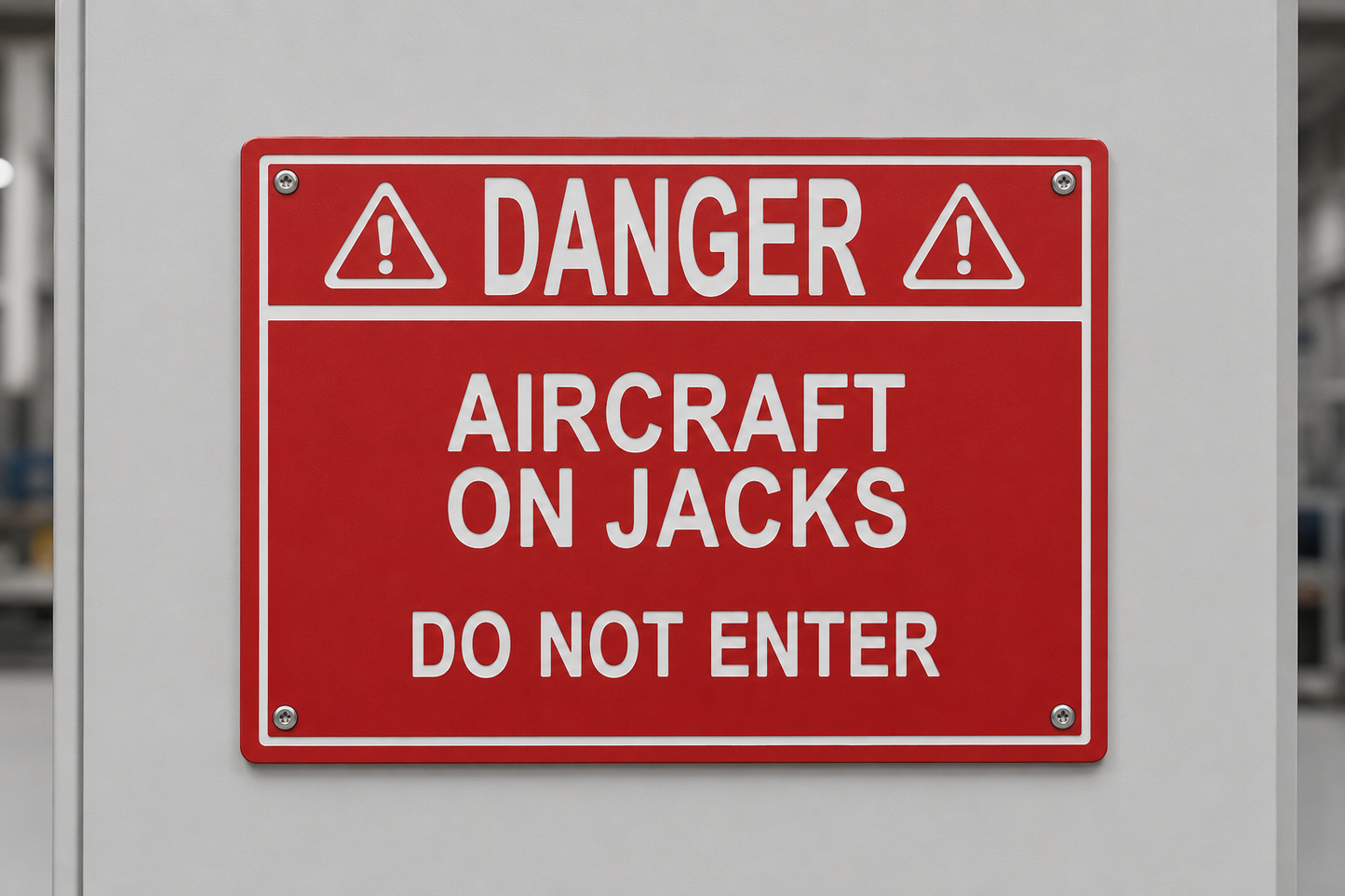 Aircraft on Jacks