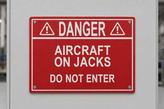 Aircraft on Jacks