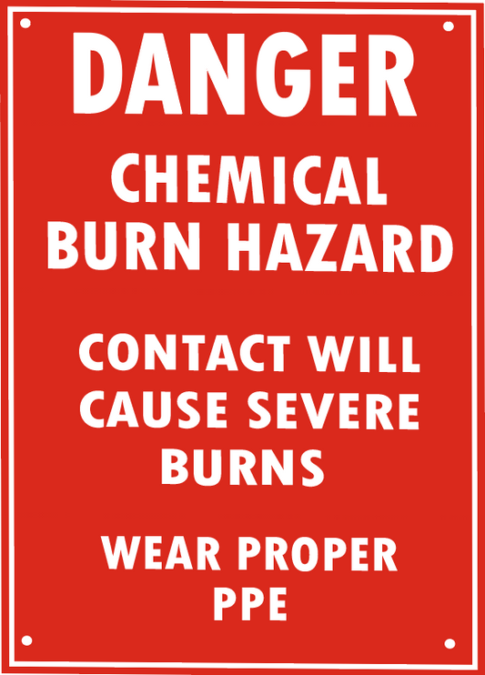 CHEMICAL BURN HAZARD