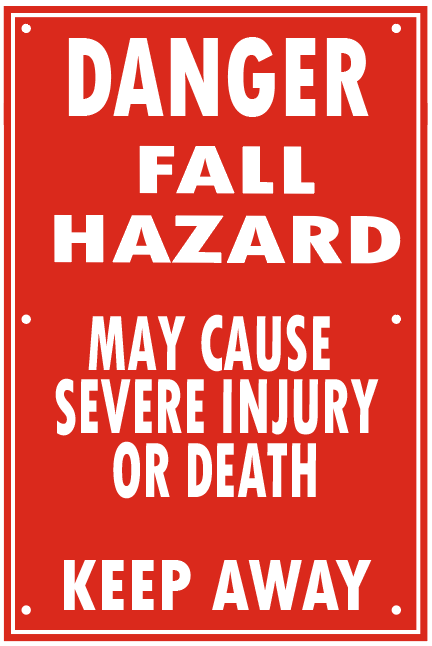 FALL HAZARD
