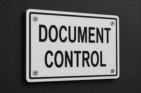 Document Control, 6 x 8