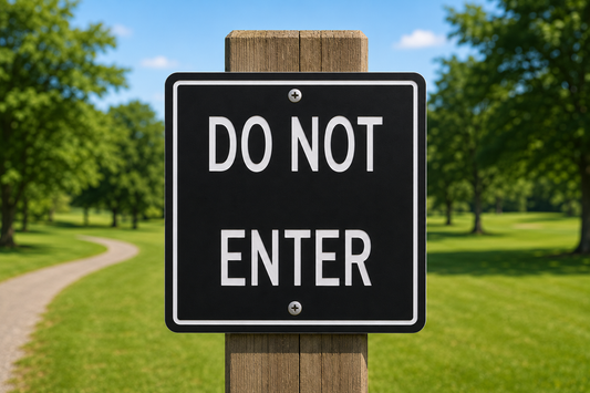 Do Not Enter, 10 x 10