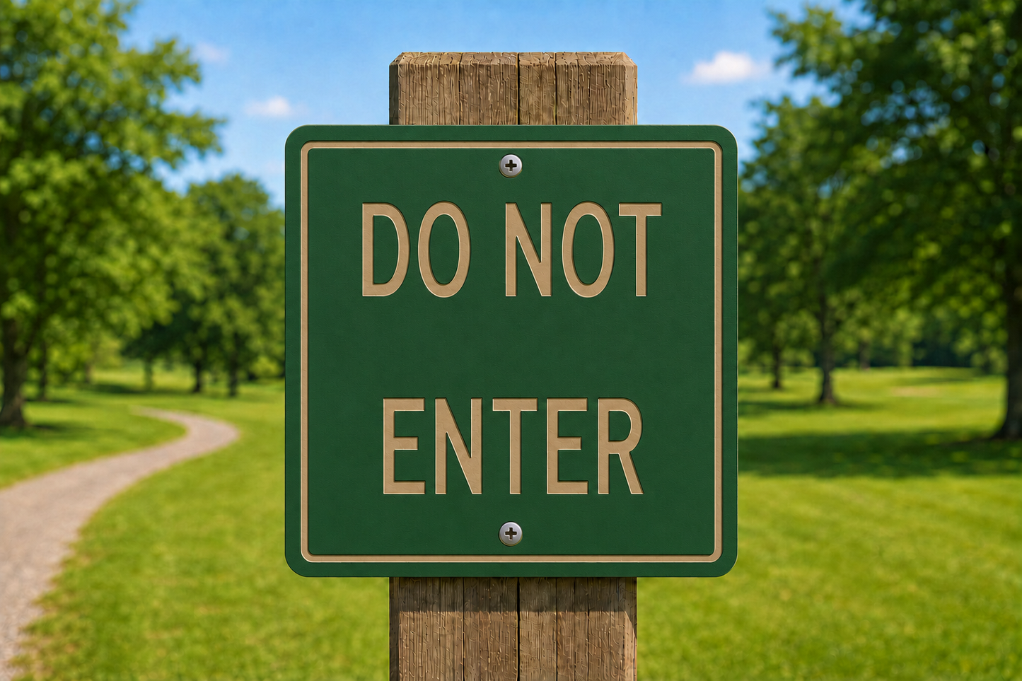 Do Not Enter, 10 x 10