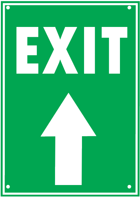 EXIT UP ARROW