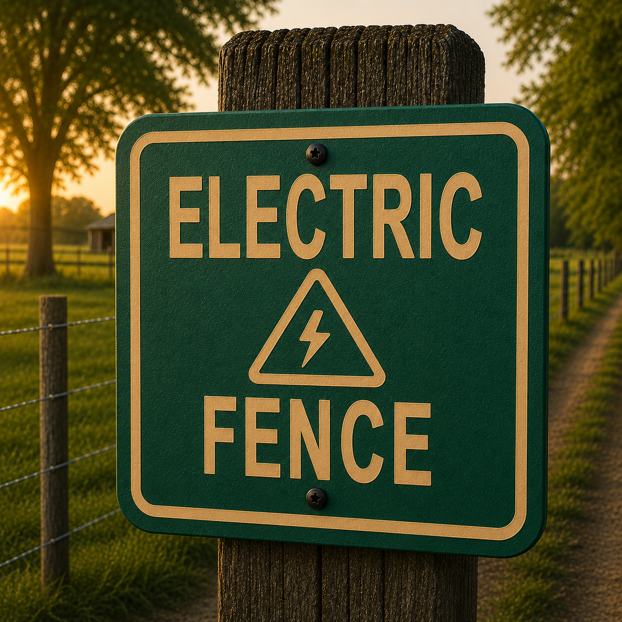 Electric Fence Sign