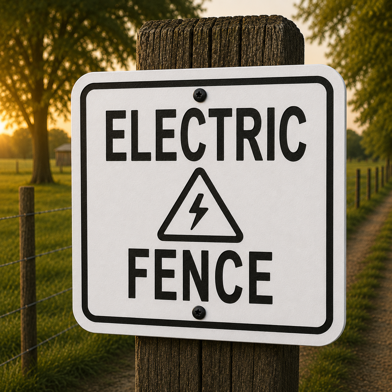 Electric Fence Sign