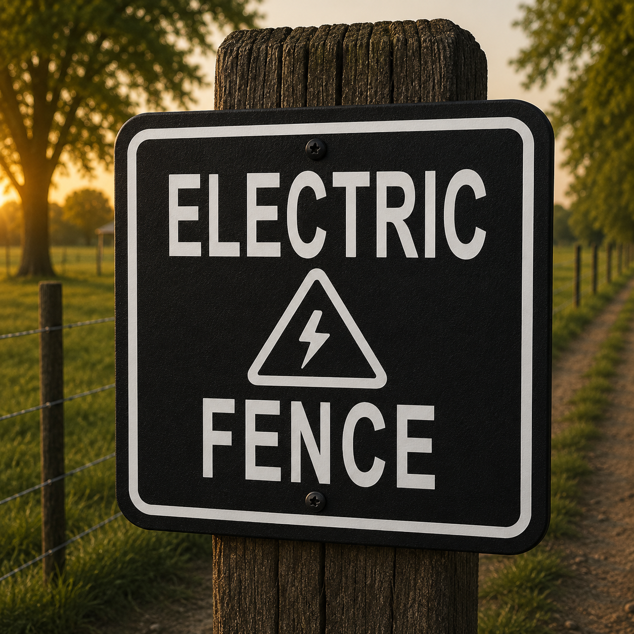 Electric Fence Sign