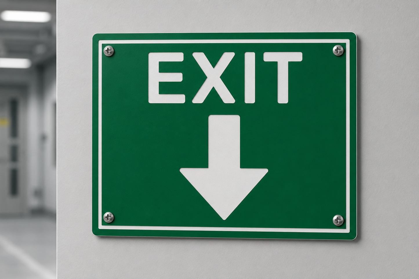 Exit, Down Arrow