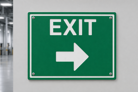 Exit, Right Arrow