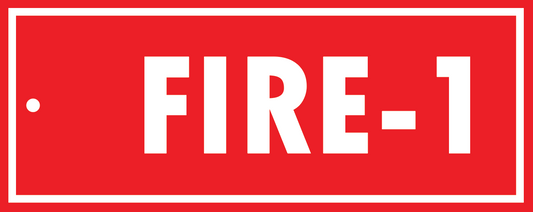 ALPHA-NUMERIC FIRE TAG