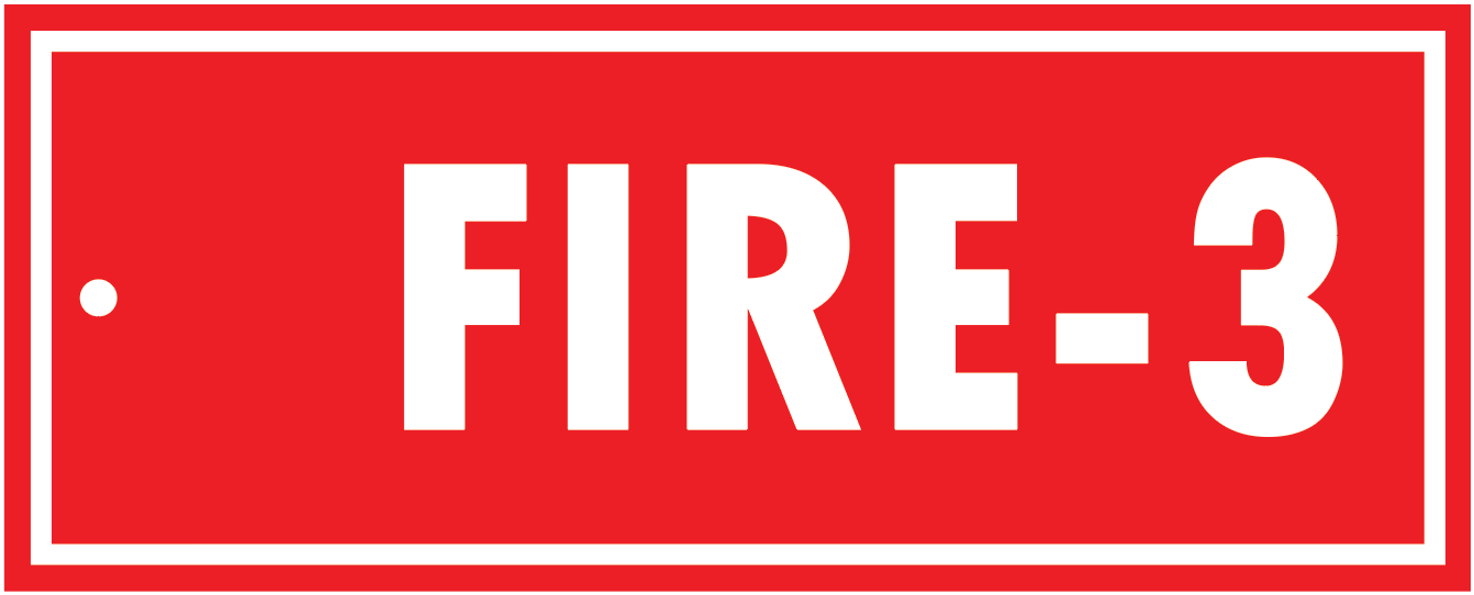 ALPHA-NUMERIC FIRE TAG