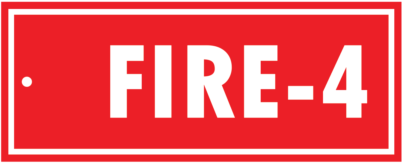 ALPHA-NUMERIC FIRE TAG