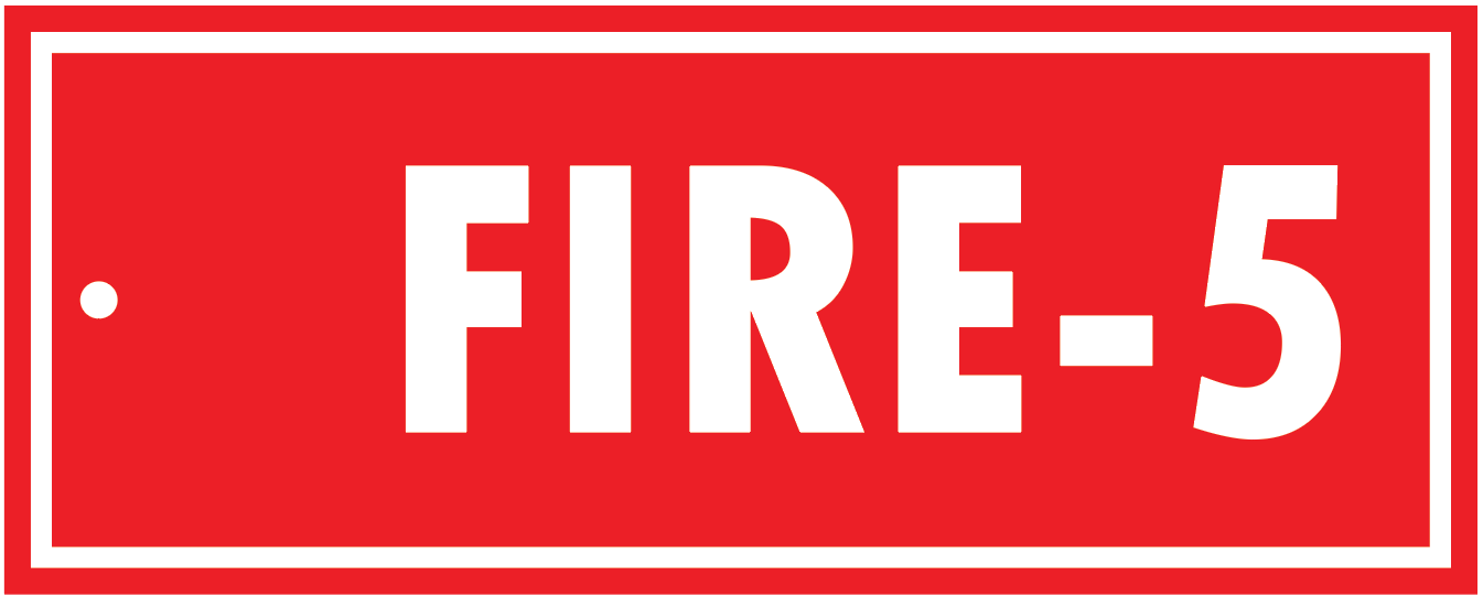ALPHA-NUMERIC FIRE TAG