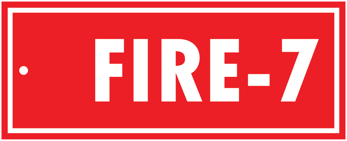 ALPHA-NUMERIC FIRE TAG