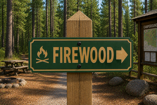 Firewood Directional Sign