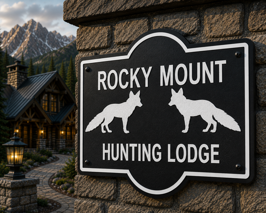 Customizable Fox Sign