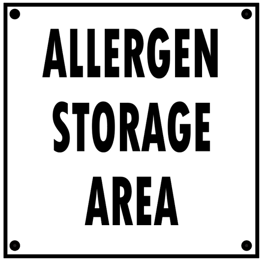 ALLERGEN STORAGE AREA