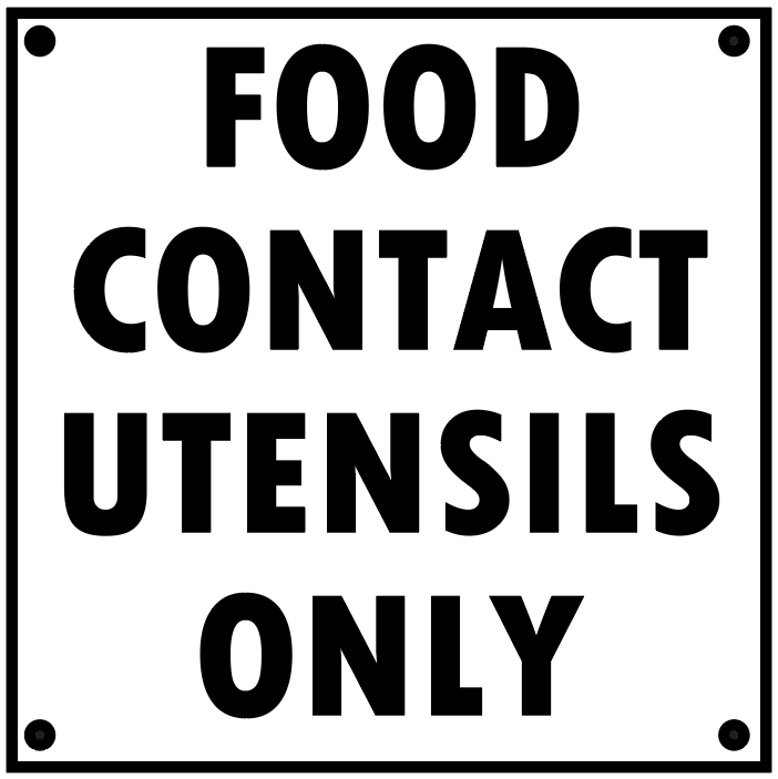 FOOD CONTACT UTENSILS ONLY