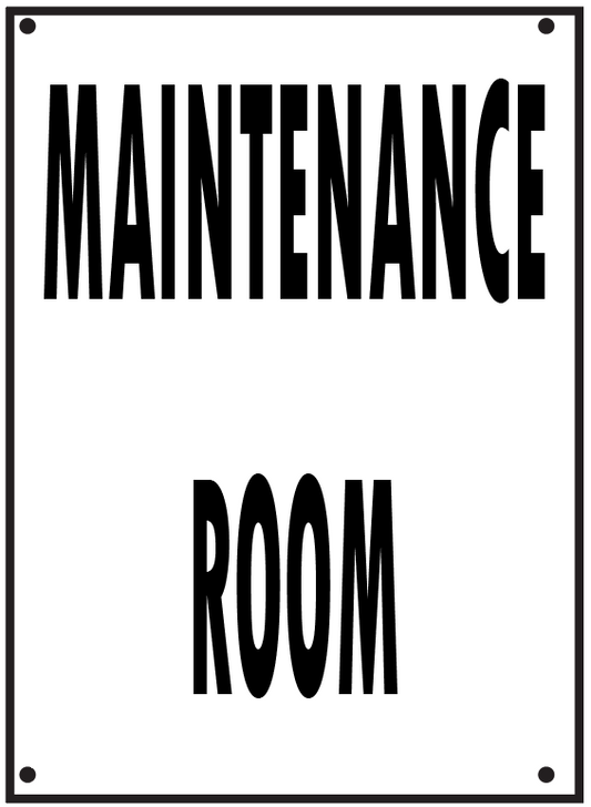 MAINTENANCE ROOM