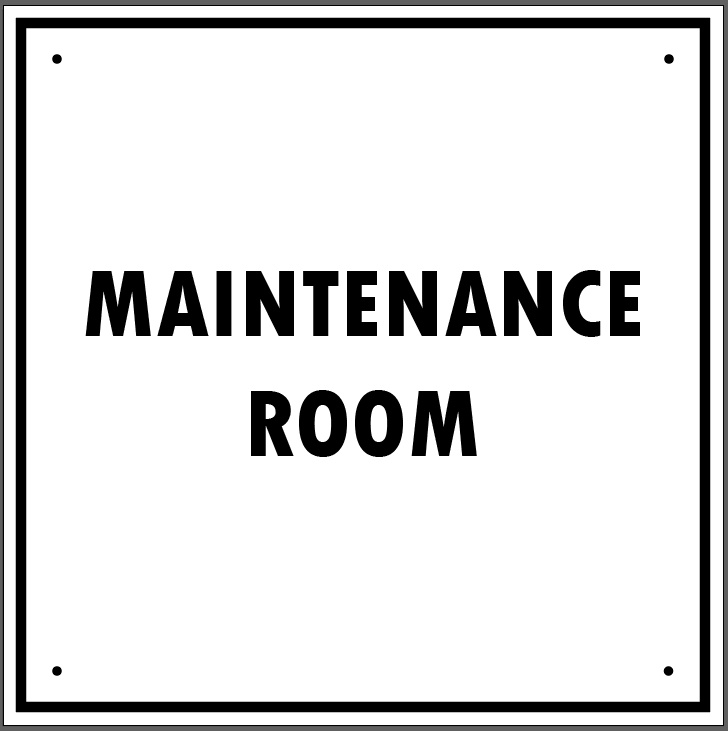 MAINTENANCE ROOM