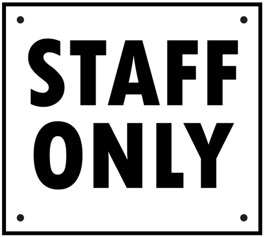 STAFF ONLY
