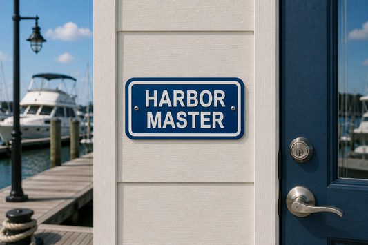 Harbormaster Sign 4 x 8