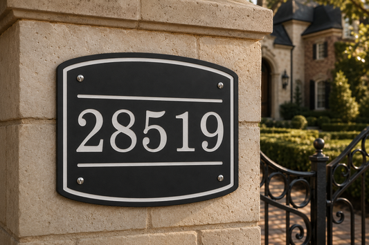 Heritage Numeric Address Plaque