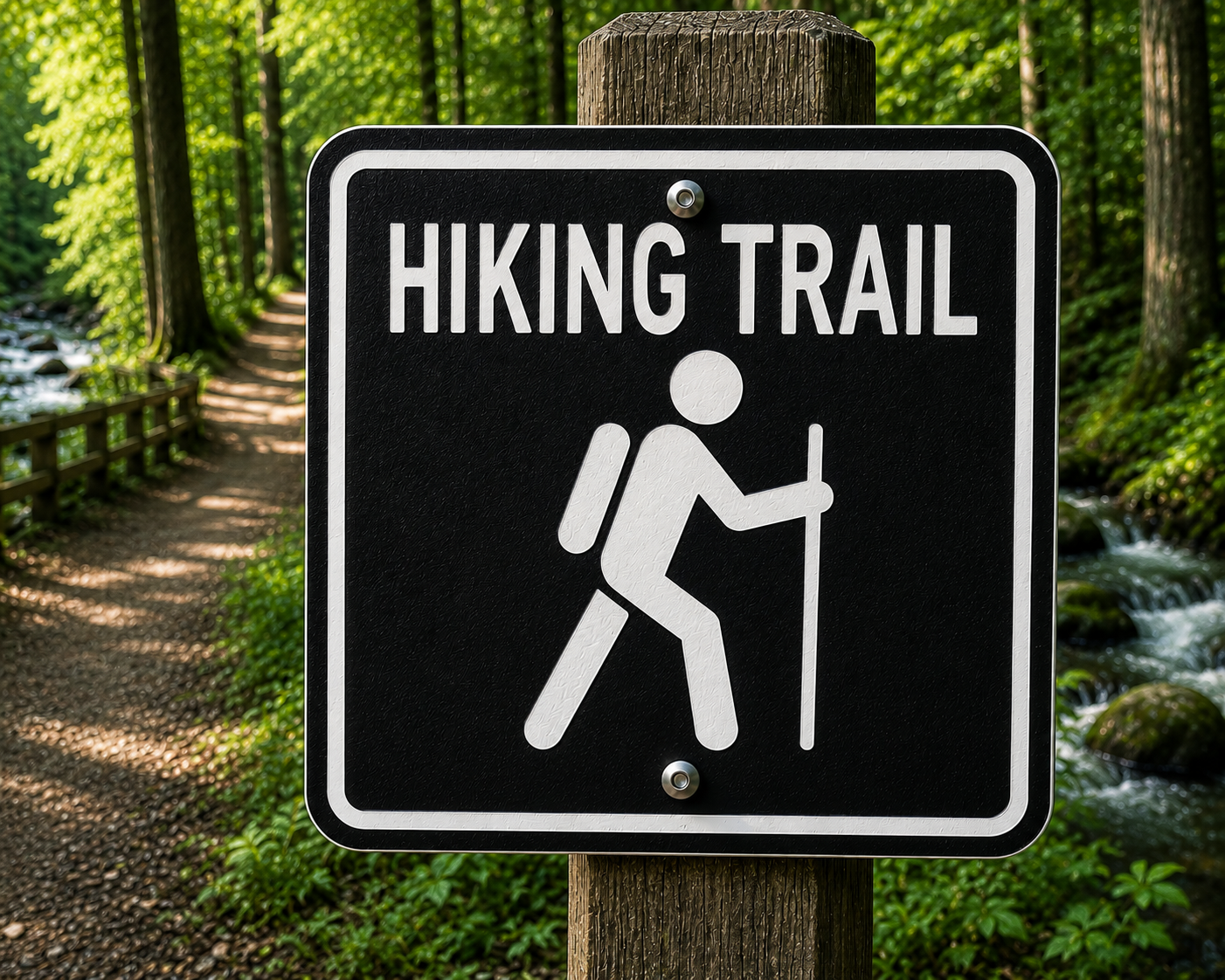 Hiking Trail Sign 10 x 10