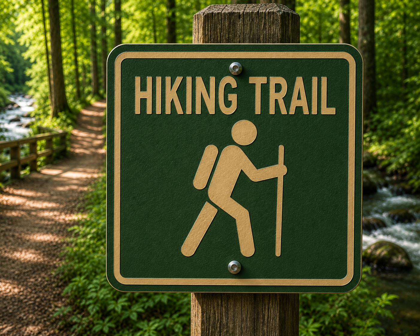 Hiking Trail Sign 10 x 10