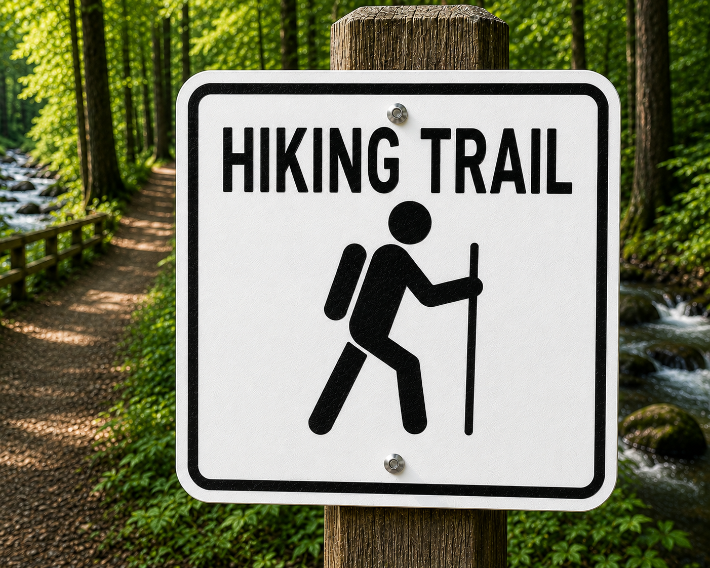 Hiking Trail Sign 10 x 10