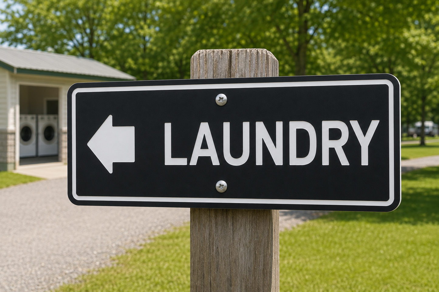 Laundry Directional, 5 x 16