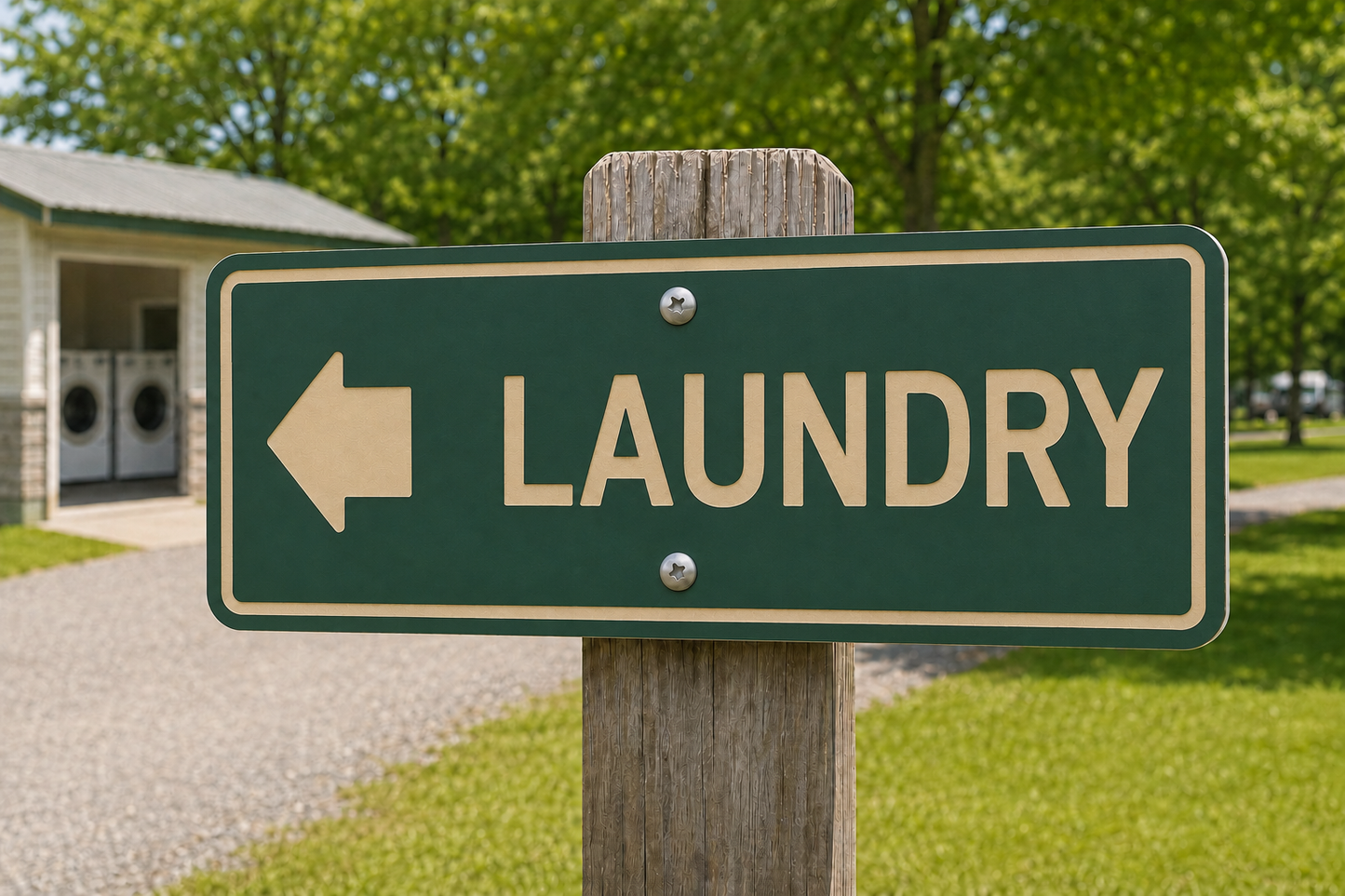Laundry Directional, 5 x 16