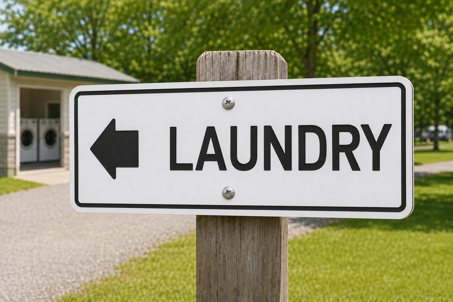 Laundry Directional, 5 x 16