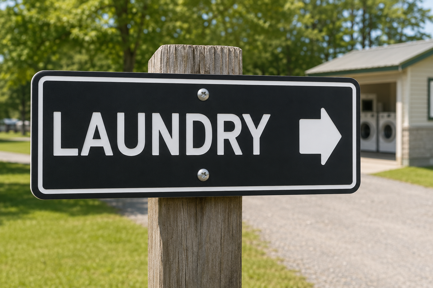 Laundry Directional, 5 x 16