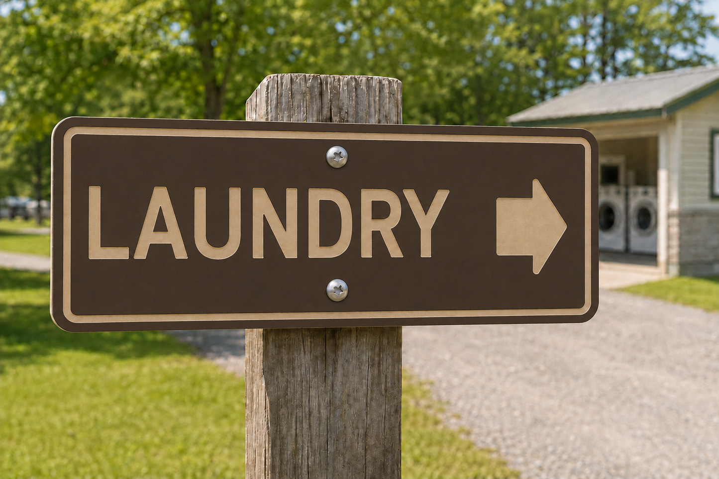 Laundry Directional, 5 x 16