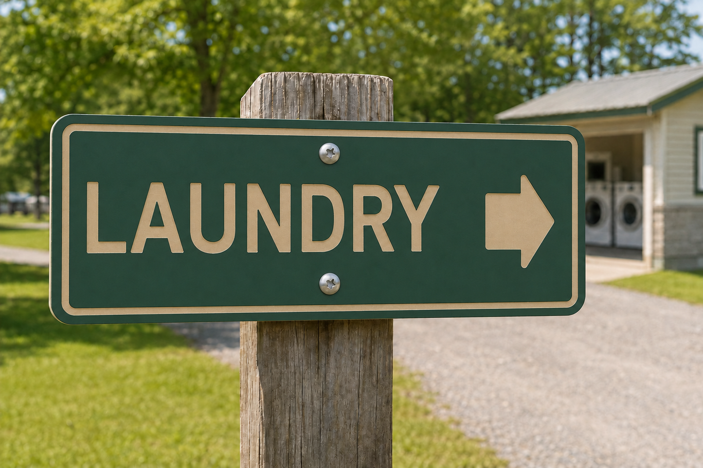 Laundry Directional, 5 x 16