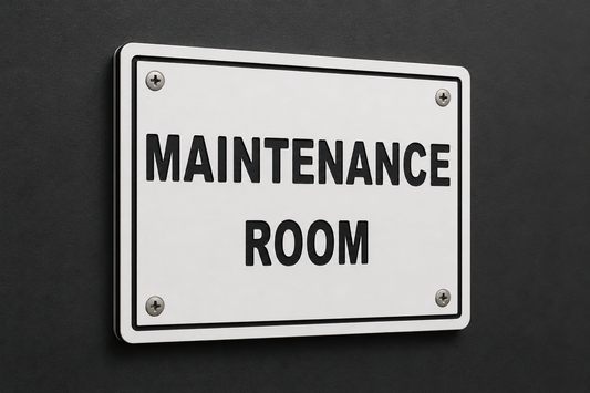 Maintenance Room, 6 x 8