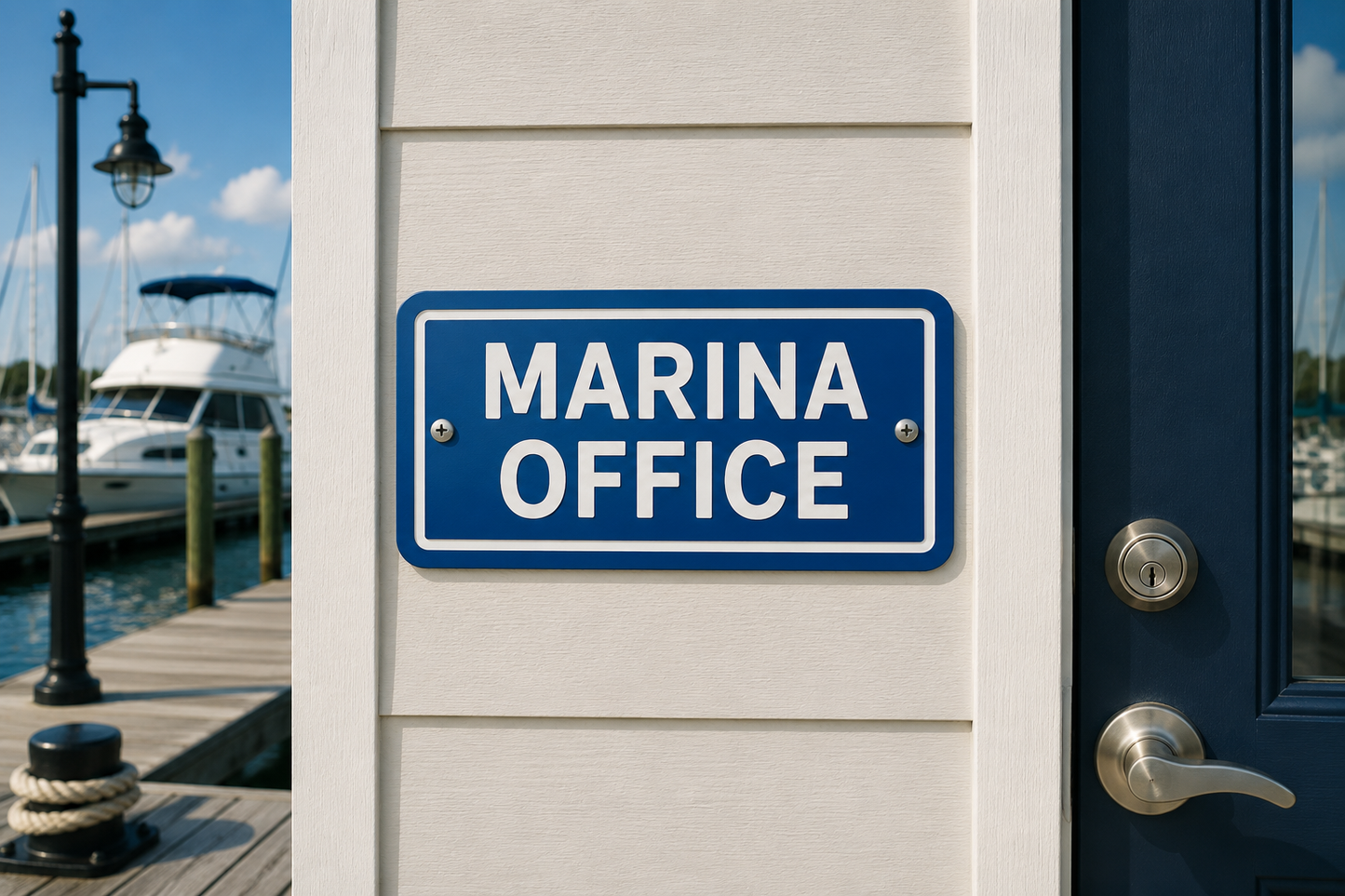 Marina Office Sign 4 x 8