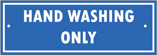 HAND WASHING ONLY