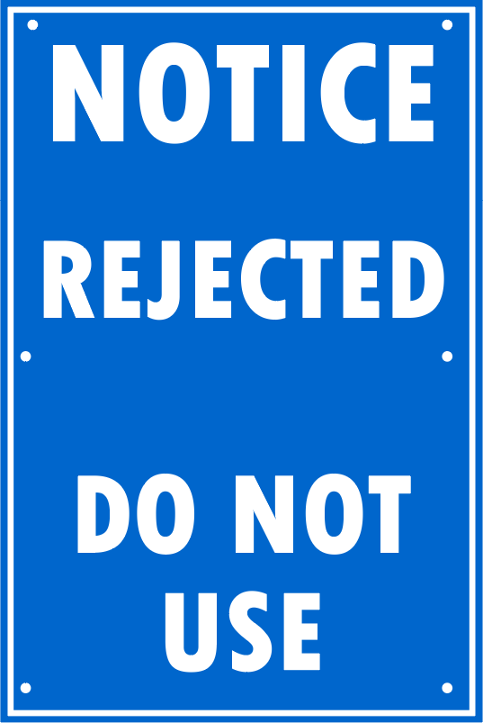 REJECTED - DO NOT USE